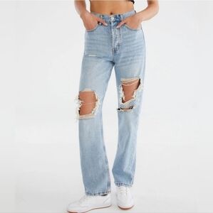 Aeropostale 90s Baggy Ripped Jeans